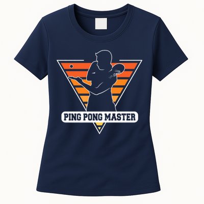 Funny Retro Tabletennis Ping Pong Quote Ping Pong Master Premium Womens T-Shirt