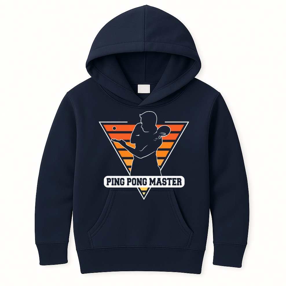Funny Retro Tabletennis Ping Pong Quote Ping Pong Master Premium Kids Hoodie
