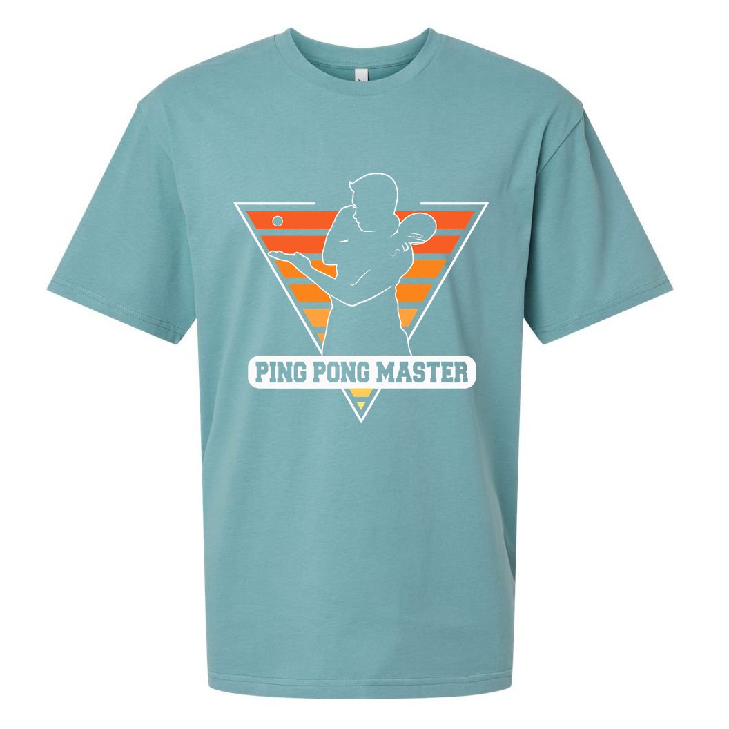 Funny Retro Tabletennis Ping Pong Quote Ping Pong Master Premium Sueded Cloud Jersey T-Shirt