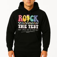Funny Rock The Test Don't Stress Testing Day Teacher Student Hoodie