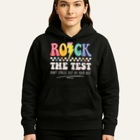 Funny Rock The Test Don't Stress Testing Day Teacher Student Hoodie
