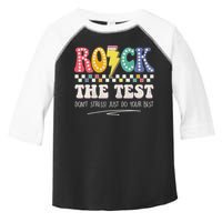 Funny Rock The Test Don't Stress Testing Day Teacher Student Toddler Fine Jersey T-Shirt