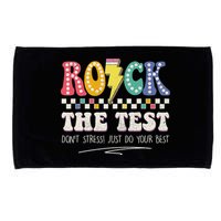 Funny Rock The Test Don't Stress Testing Day Teacher Student Microfiber Hand Towel