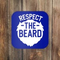 Funny Respect The Beard Funny Gift Coaster