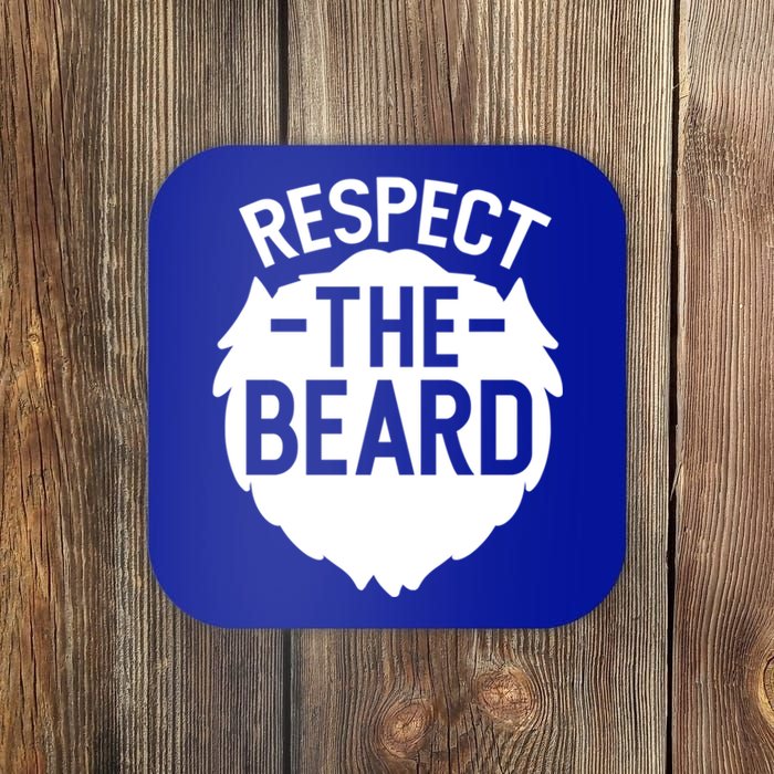 Funny Respect The Beard Funny Gift Coaster