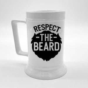 Funny Respect The Beard Funny Gift Beer Stein