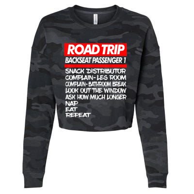 Family Road Trip Shirts Funny | Vacation | Summer | Outdoors Cropped Pullover Crew