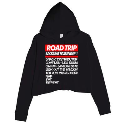 Family Road Trip Shirts Funny | Vacation | Summer | Outdoors Crop Fleece Hoodie