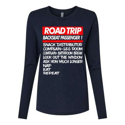 Family Road Trip Shirts Funny | Vacation | Summer | Outdoors Womens Cotton Relaxed Long Sleeve T-Shirt