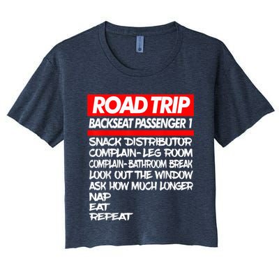 Family Road Trip Shirts Funny | Vacation | Summer | Outdoors Women's Crop Top Tee