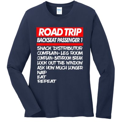 Family Road Trip Shirts Funny | Vacation | Summer | Outdoors Ladies Long Sleeve Shirt