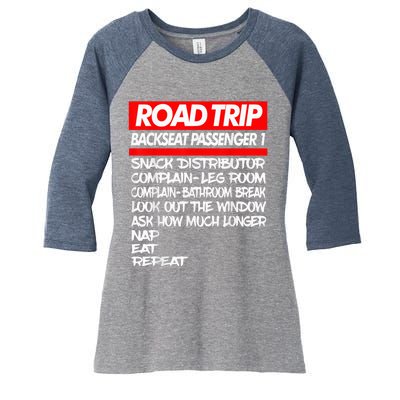 Family Road Trip Shirts Funny | Vacation | Summer | Outdoors Women's Tri-Blend 3/4-Sleeve Raglan Shirt