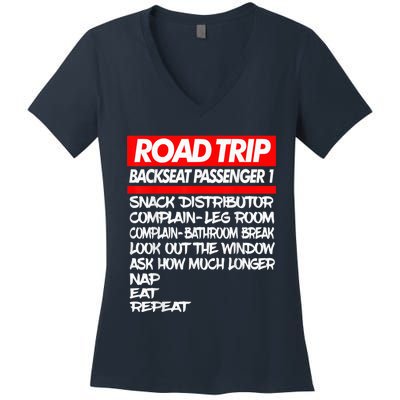 Family Road Trip Shirts Funny | Vacation | Summer | Outdoors Women's V-Neck T-Shirt