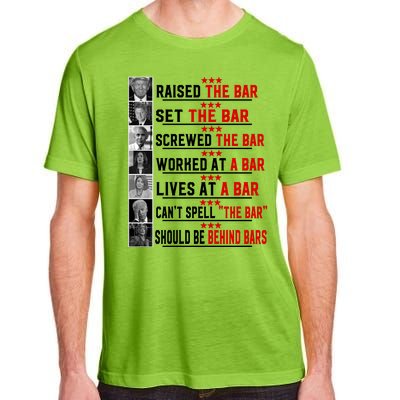 Funny Raised The Bar Pro Donald Trump Quote Adult ChromaSoft Performance T-Shirt