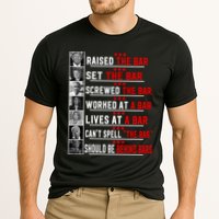 Funny Raised The Bar Pro Donald Trump Quote Cooling Performance Crew T-Shirt