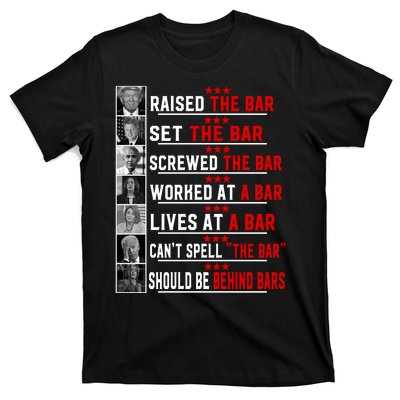 Funny Raised The Bar Pro Donald Trump Quote T-Shirt