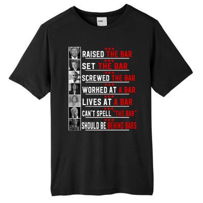 Funny Raised The Bar Pro Donald Trump Quote Tall Fusion ChromaSoft Performance T-Shirt