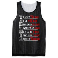 Funny Raised The Bar Pro Donald Trump Quote Mesh Reversible Basketball Jersey Tank