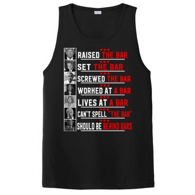 Funny Raised The Bar Pro Donald Trump Quote PosiCharge Competitor Tank