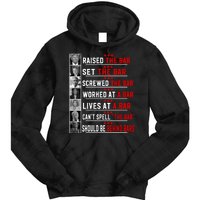 Funny Raised The Bar Pro Donald Trump Quote Tie Dye Hoodie