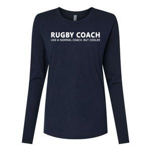 Funny Rugby Trainer Definition Rugby Coach Womens Cotton Relaxed Long Sleeve T-Shirt