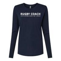 Funny Rugby Trainer Definition Rugby Coach Womens Cotton Relaxed Long Sleeve T-Shirt