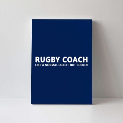 Funny Rugby Trainer Definition Rugby Coach Canvas