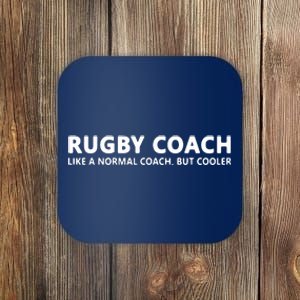 Funny Rugby Trainer Definition Rugby Coach Coaster