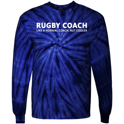 Funny Rugby Trainer Definition Rugby Coach Tie-Dye Long Sleeve Shirt