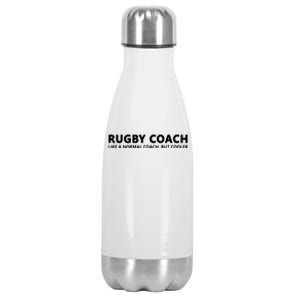 Funny Rugby Trainer Definition Rugby Coach Stainless Steel Insulated Water Bottle