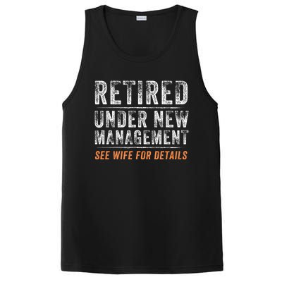 Funny Retired Under New Management See Wife For Details PosiCharge Competitor Tank