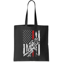 Firefighter Red Us Patriotic Funny Fireman American Flag Bag