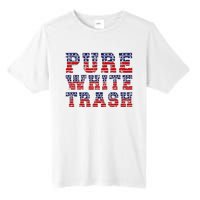 Funny Redneck Usa American Flag Pure White Trash Tall Fusion ChromaSoft Performance T-Shirt