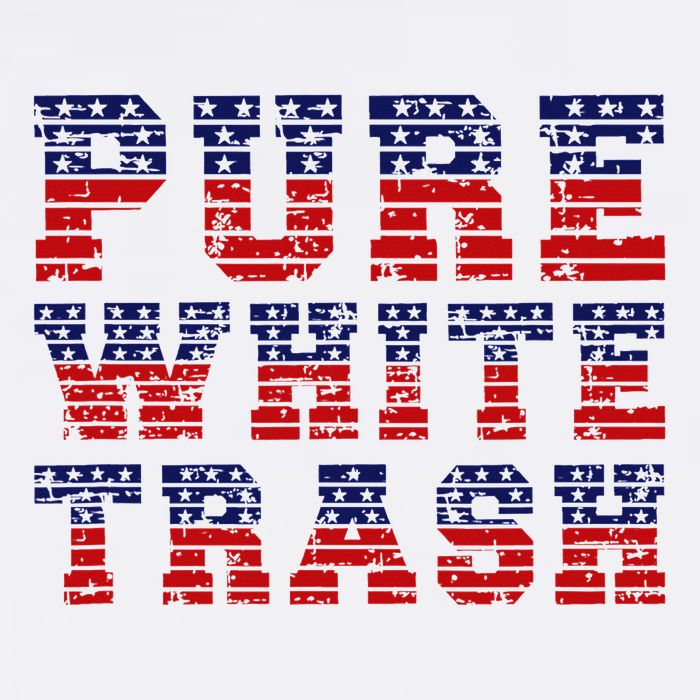 Funny Redneck Usa American Flag Pure White Trash 11oz C Handle Ceramic Mug