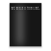First Responders Usa Flag Police Firefighter Appreciation Poster