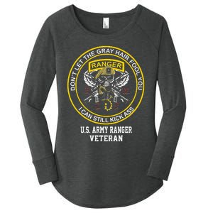 Funny Retired Us Ranger Veteran Usa Military Vet Women's Perfect Tri Tunic Long Sleeve Shirt