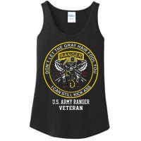 Funny Retired Us Ranger Veteran Usa Military Vet Ladies Essential Tank