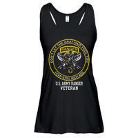 Funny Retired Us Ranger Veteran Usa Military Vet Ladies Essential Flowy Tank