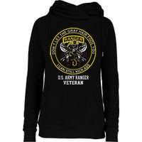 Funny Retired Us Ranger Veteran Usa Military Vet Womens Funnel Neck Pullover Hood