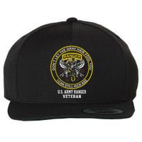 Funny Retired Us Ranger Veteran Usa Military Vet Wool Snapback Cap