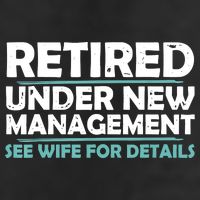 Funny Retired Under New Management Retirement Adult Drive Performance Visor