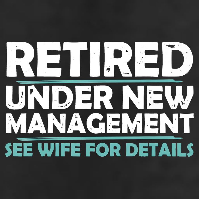 Funny Retired Under New Management Retirement Adult Drive Performance Visor