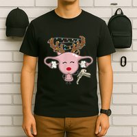 Festive Reindeer Uterus Nurse Speculum Xmas Light Obgyn T-Shirt