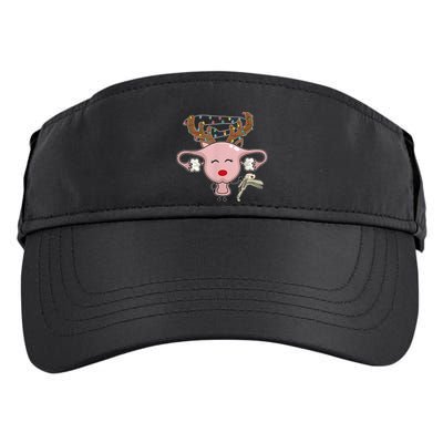 Festive Reindeer Uterus Nurse Speculum Xmas Light Obgyn Adult Drive Performance Visor