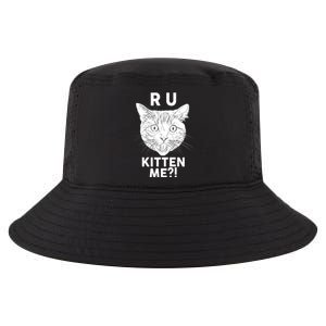 Funny R U Kitten Me Are You Kidding Me Cat Cool Comfort Performance Bucket Hat