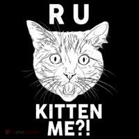 Funny R U Kitten Me Are You Kidding Me Cat Youth Performance Sprint T-Shirt