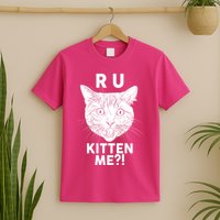 Funny R U Kitten Me Are You Kidding Me Cat T-Shirt