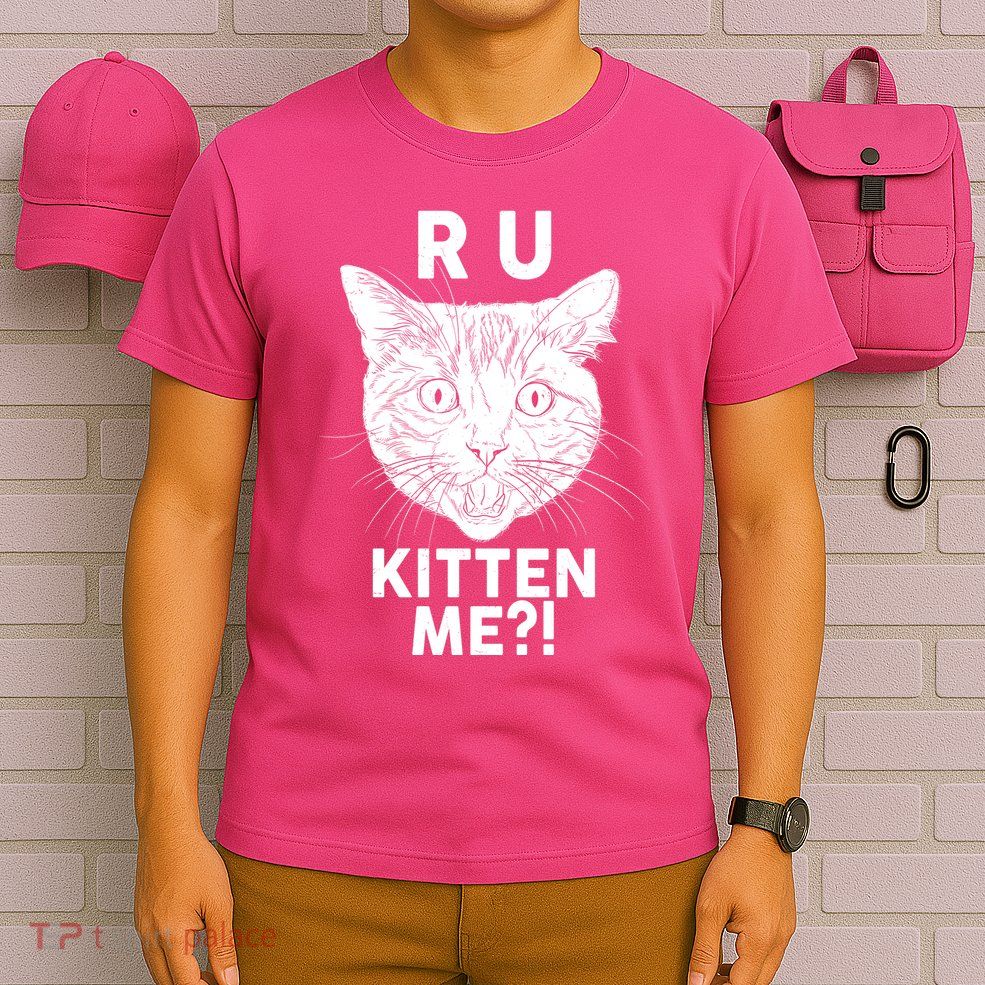 Funny R U Kitten Me Are You Kidding Me Cat T-Shirt