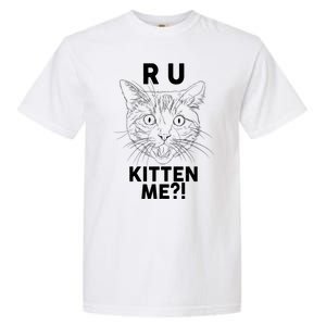 Funny R U Kitten Me Are You Kidding Me Cat Garment-Dyed Heavyweight T-Shirt