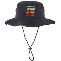 Funny Retro Vintage Not Today Bucket Hat